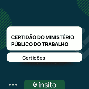 Certidão do Ministério Público do Trabalho