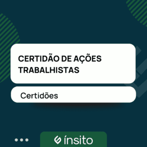 Certidão de Ações Trabalhistas